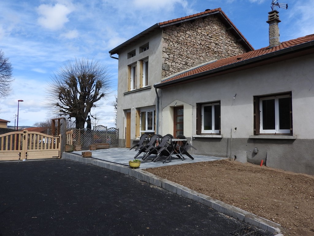 l'entrée du gîte